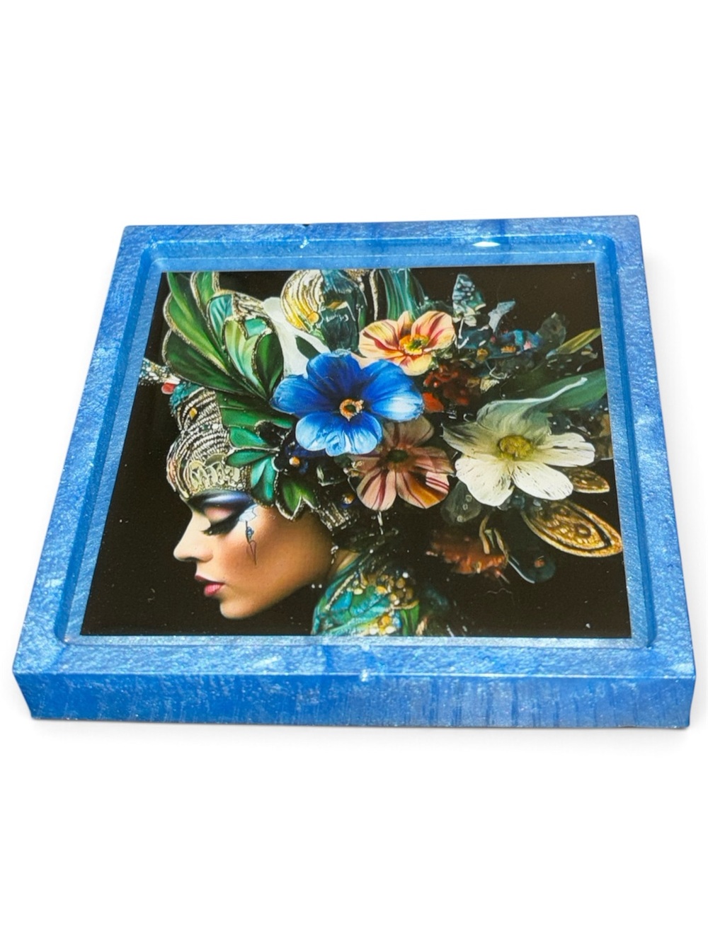 NORE’S NOVELTIES Single Handcrafted Square Coasters “MARTINA”